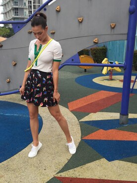 「wearsg」｜「アイテム（トートバッグ）」を使った、LivLoさん（レディース・173cm）の春コーディネート