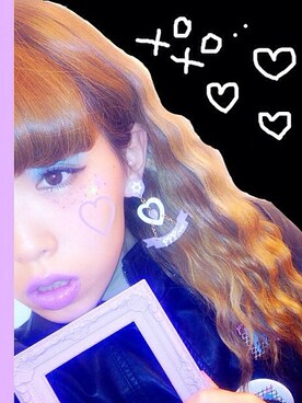 「ラベンダー」｜「アイテム（ライダースジャケット）」を使った、honoca_xx さん（レディース・154cm）の冬コーディネート