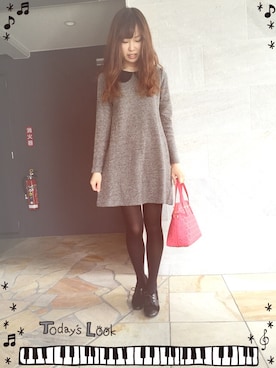 「cava cava（サヴァサヴァ）のアイテム（ブーティ）」を使った、marimoさん（レディース・159cm）の秋コーディネート
