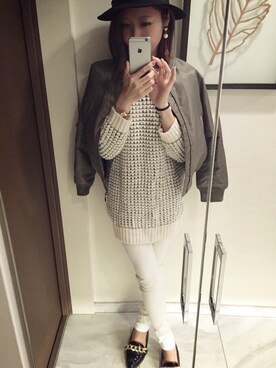 「URBAN RESEARCH（アーバンリサーチ）のアイテム（チュニック）」を使った、Kanaさん（レディース・165cm）の秋コーディネート
