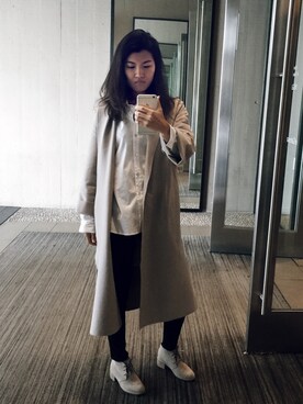 「TrenchCoats_TBrand」｜lingzi 😼 れいこさん（レディース・170cm）の秋コーディネート