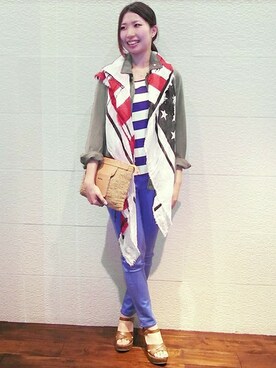 長谷川さん(レディース・165cm)の春コーディネート