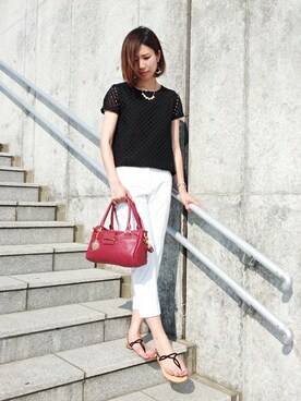 長谷川さん(レディース・165cm)の夏コーディネート