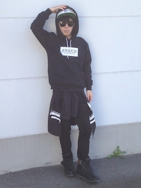 「JOYRICH」｜「アイテム（ブーツ）」を使った、SHOOHSさん（メンズ・166cm）の秋コーディネート