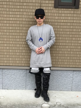 「Danke schon」｜「アイテム（ブーツ）」を使った、SHOOHSさん（メンズ・166cm）の春コーディネート