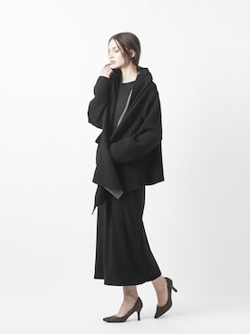 「A.Fのアイテム（その他アウター）」を使った、cloishiさん（レディース・161cm）の秋コーディネート