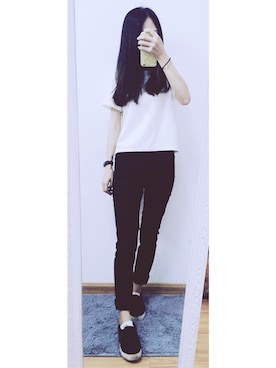 155さん（レディース・155cm）の夏コーディネート