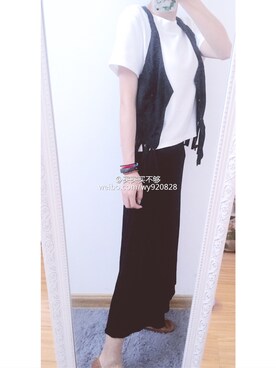 155さん（レディース・155cm）の夏コーディネート