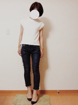 「DRWCYS（ドロシーズ）のアイテム（スウェット）」を使った、mizootさん（レディース・157cm）の夏コーディネート