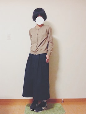 「クルーネックニット」｜mizootさん（レディース・157cm）の春コーディネート