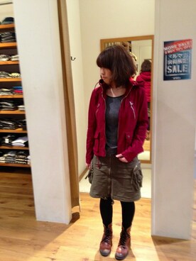 YUMIEさん（レディース・161cm）の冬コーディネート