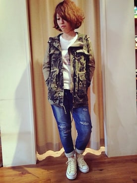 YUMIEさん（レディース・161cm）の秋コーディネート