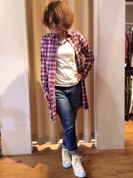 YUMIEさん（レディース・161cm）の春コーディネート