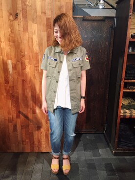 YUMIEさん（レディース・160cm）の春コーディネート