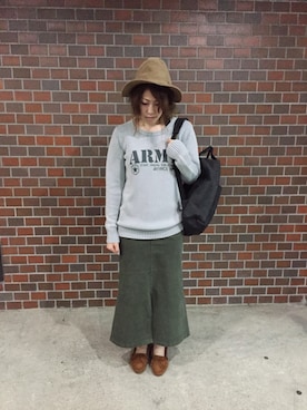 YUMIEさん（レディース・160cm）の秋コーディネート