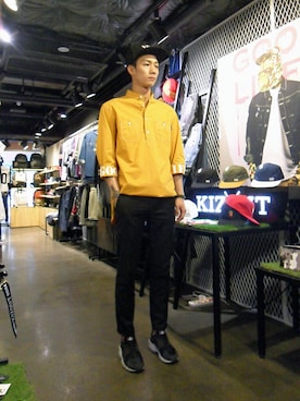 「ROMANTIC CROWN（ロマンティッククラウン）のアイテム」を使った、romanticcrownさん（メンズ・182cm）の春コーディネート