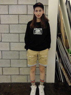 「CREWNECK」｜romanticcrownさん（レディース・172cm）の秋コーディネート