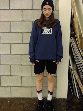 「hat」｜「アイテム（その他）」を使った、romanticcrownさん（レディース・172cm）の秋コーディネート