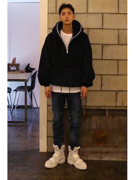 「アイテム（その他）」を使った、romanticcrownさん（メンズ・185cm）の冬コーディネート