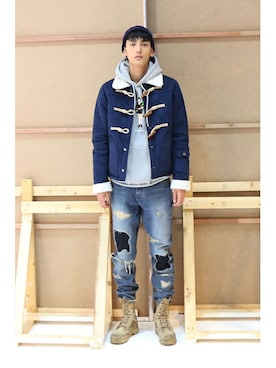 「アイテム（その他）」を使った、romanticcrownさん（メンズ・185cm）の冬コーディネート