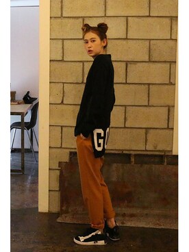 「アイテム（その他）」を使った、romanticcrownさん（レディース・172cm）の冬コーディネート