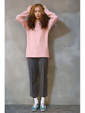 「pants」｜「アイテム（その他）」を使った、romanticcrownさん（レディース・173cm）の春コーディネート