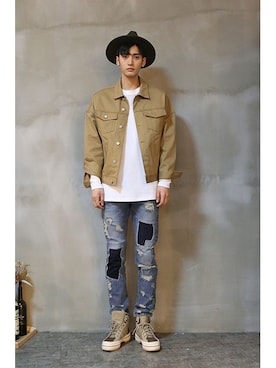 「アイテム（その他）」を使った、romanticcrownさん（メンズ・185cm）の春コーディネート