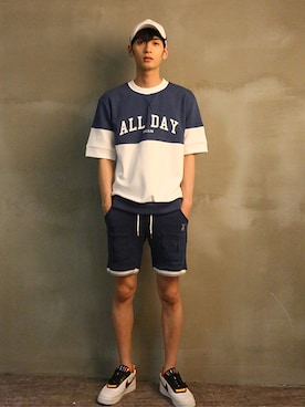 「アイテム（その他）」を使った、romanticcrownさん（メンズ・185cm）の夏コーディネート