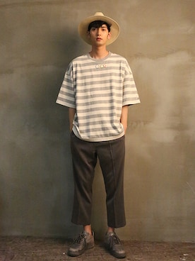 「アイテム（その他）」を使った、romanticcrownさん（メンズ・185cm）の夏コーディネート