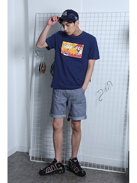 「アイテム（その他）」を使った、romanticcrownさん（メンズ・186cm）の夏コーディネート