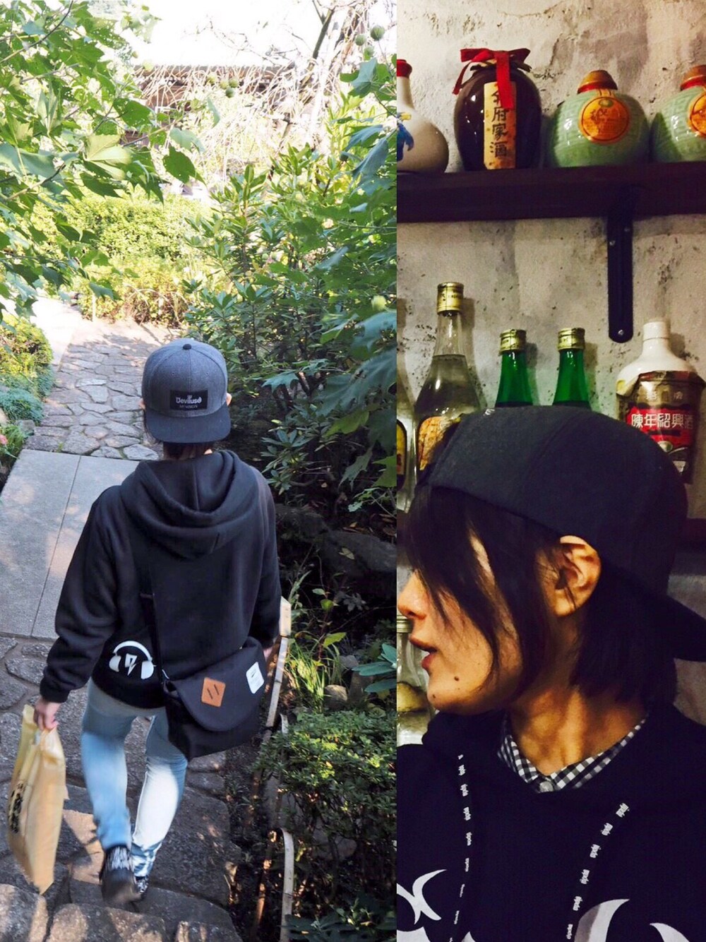 「バズリズムライブ、WANIMA、横アリ、鎌倉観光、長谷寺」｜「Deviluseのアイテム（キャップ、グレー系）」を使った、なかいさん（レディース・156cm）の秋コーディネートの1枚目の写真