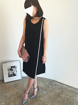 ラップドレス風アシンメトリー結婚式ワンピース 二次会 成人式 同窓会 謝恩会 お呼ばれ対応フォーマルパーティードレスを使ったコーディネート一覧 Wear