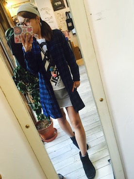 「reversal（リバーサル）のアイテム（帽子）」を使った、maricoさん（レディース・175cm）の秋コーディネート