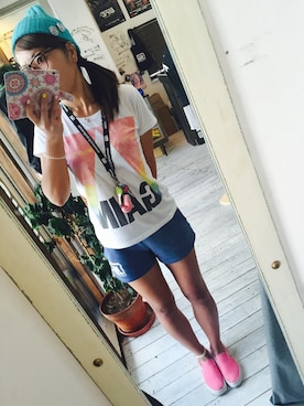 「reversal（リバーサル）のアイテム（帽子）」を使った、maricoさん（レディース・175cm）の秋コーディネート