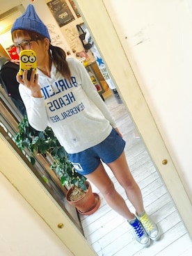 「reversal（リバーサル）のアイテム（帽子）」を使った、maricoさん（レディース・175cm）の秋コーディネート