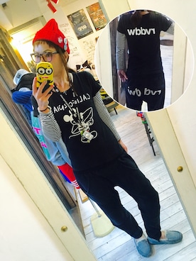 「reversal（リバーサル）のアイテム（帽子）」を使った、maricoさん（レディース・175cm）の冬コーディネート