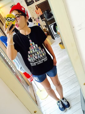 「reversal（リバーサル）のアイテム（帽子）」を使った、maricoさん（レディース・175cm）の春コーディネート