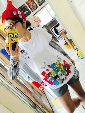 「reversal（リバーサル）のアイテム（帽子）」を使った、maricoさん（レディース・175cm）の春コーディネート
