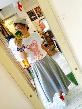 「reversal（リバーサル）のアイテム（帽子）」を使った、maricoさん（レディース・175cm）の秋コーディネート