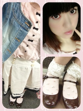 「JILL by Jillstuart」｜「アイテム（デニムジャケット）」を使った、asami*さん（レディース・161cm）の春コーディネート
