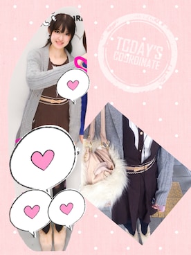 「ニーハイソックス」｜「アイテム（その他アウター）」を使った、asami*さん（レディース・161cm）の秋コーディネート
