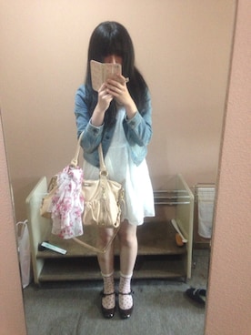 「PRIME PATTERN（プライムパターン）のアイテム（ワンピース/ドレス）」を使った、asami*さん（レディース・161cm）の春コーディネート