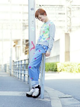 Let's get SWEAT SHIRT（WOMEN）さんのコーディネート