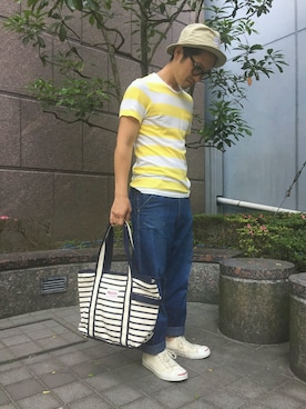 「リレート」｜Yuji　Kamitaniさん（メンズ・172cm）の春コーディネート