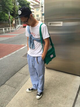 「リレート」｜Yuji　Kamitaniさん（メンズ・172cm）の夏コーディネート