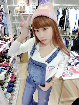 「Major made（Major made）のアイテム（オールインワン・サロペット）」を使った、TEMMYさん（レディース・158cm）の秋コーディネート