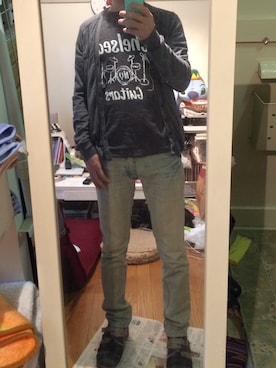 「whoopEE（フーピー）のアイテム」を使った、しゅんさん（メンズ・168cm）の秋コーディネート