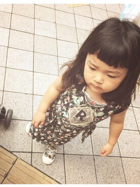 「SCOTCH & SODA（スコッチ アンド ソーダ）のアイテム（ワンピース/ドレス）」を使った、mariekkoさん（レディース・90cm）の夏コーディネート
