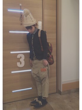 mariekkoさん（レディース・155cm）の冬コーディネート