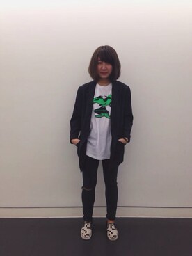 「MONKI（モンキ）のアイテム（フォーマルスーツ/小物）」を使った、eiggamsunshineさん（レディース・166cm）の秋コーディネート